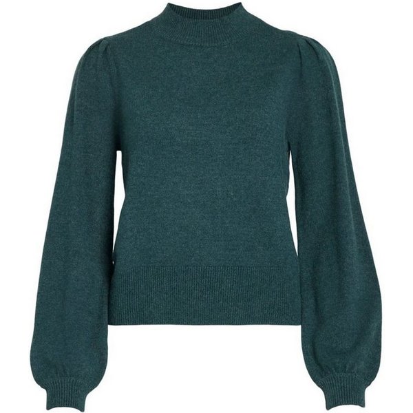 Vila Strickpullover VIRil (1-tlg) Falten