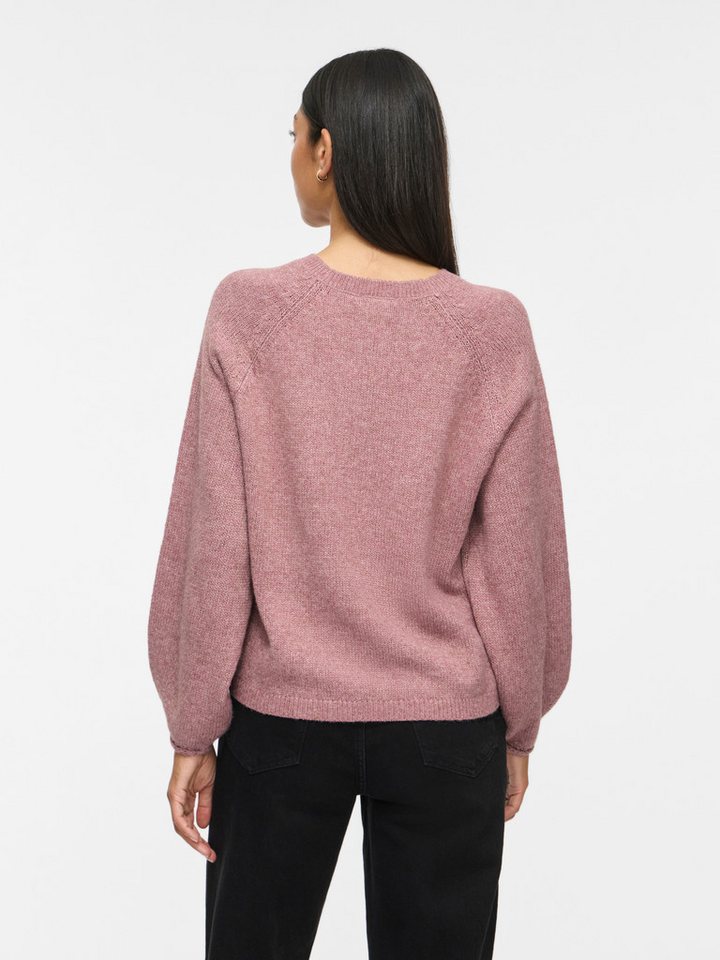 Vila Strickpullover VISAPNA O-NECK L/S KNIT TOP/PB/1 mit Rundhalsausschnitt, aus Strick, Regular Fit – Bild 3 von 5