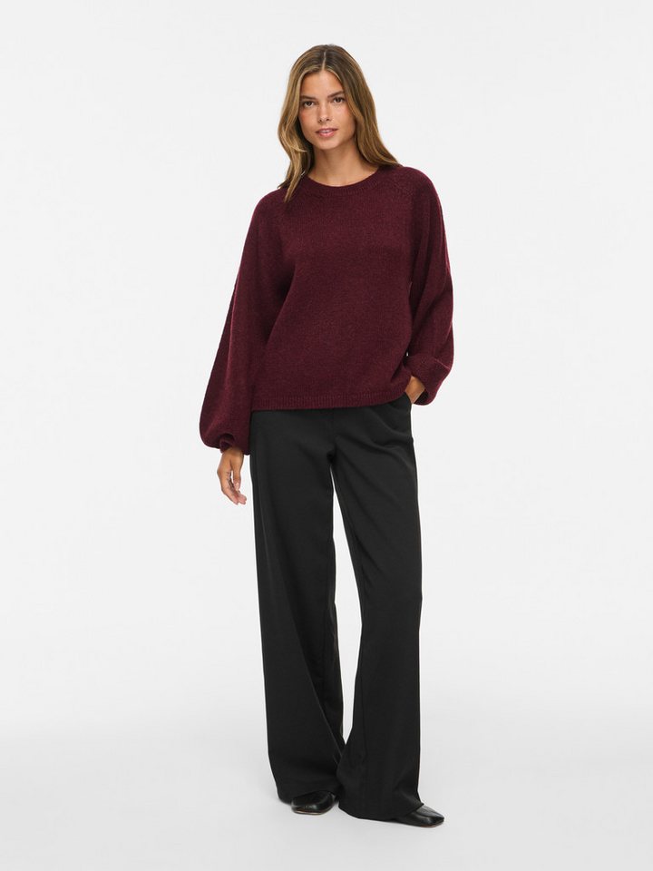 Vila Strickpullover VISAPNA O-NECK L/S KNIT TOP/PB/1 mit Rundhalsausschnitt, aus Strick, Regular Fit – Bild 5 von 5