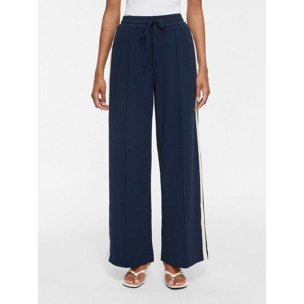 Vila Sweathose VICLUA HW WIDE TRACK PANTS - NOOS Materialmix, weit geschnitten