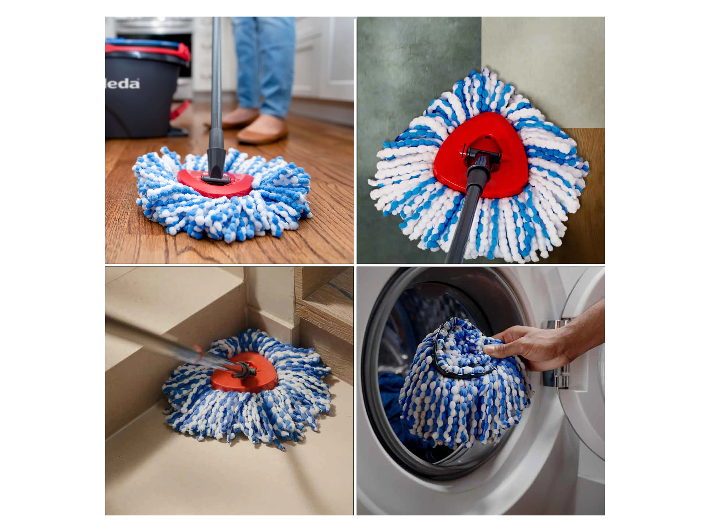 VILEDA H2PrO Spin Mop Ersatzkopf – Bild 2 von 2