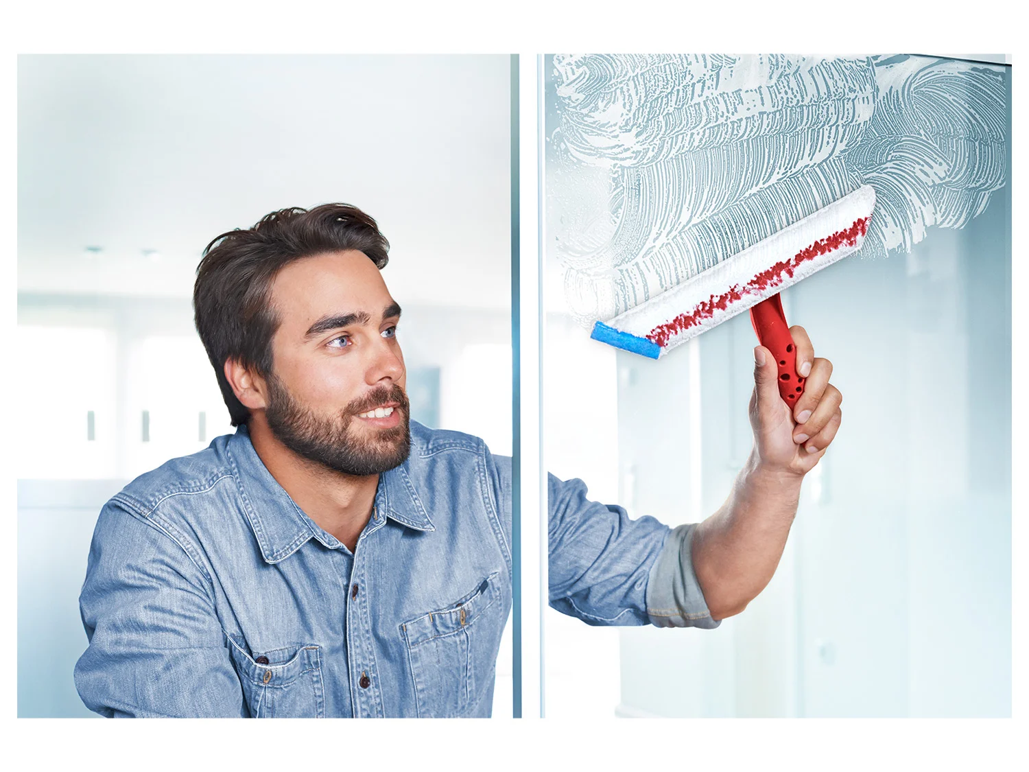 VILEDA Profi Fensterwischer Handgerät – Bild 2 von 3