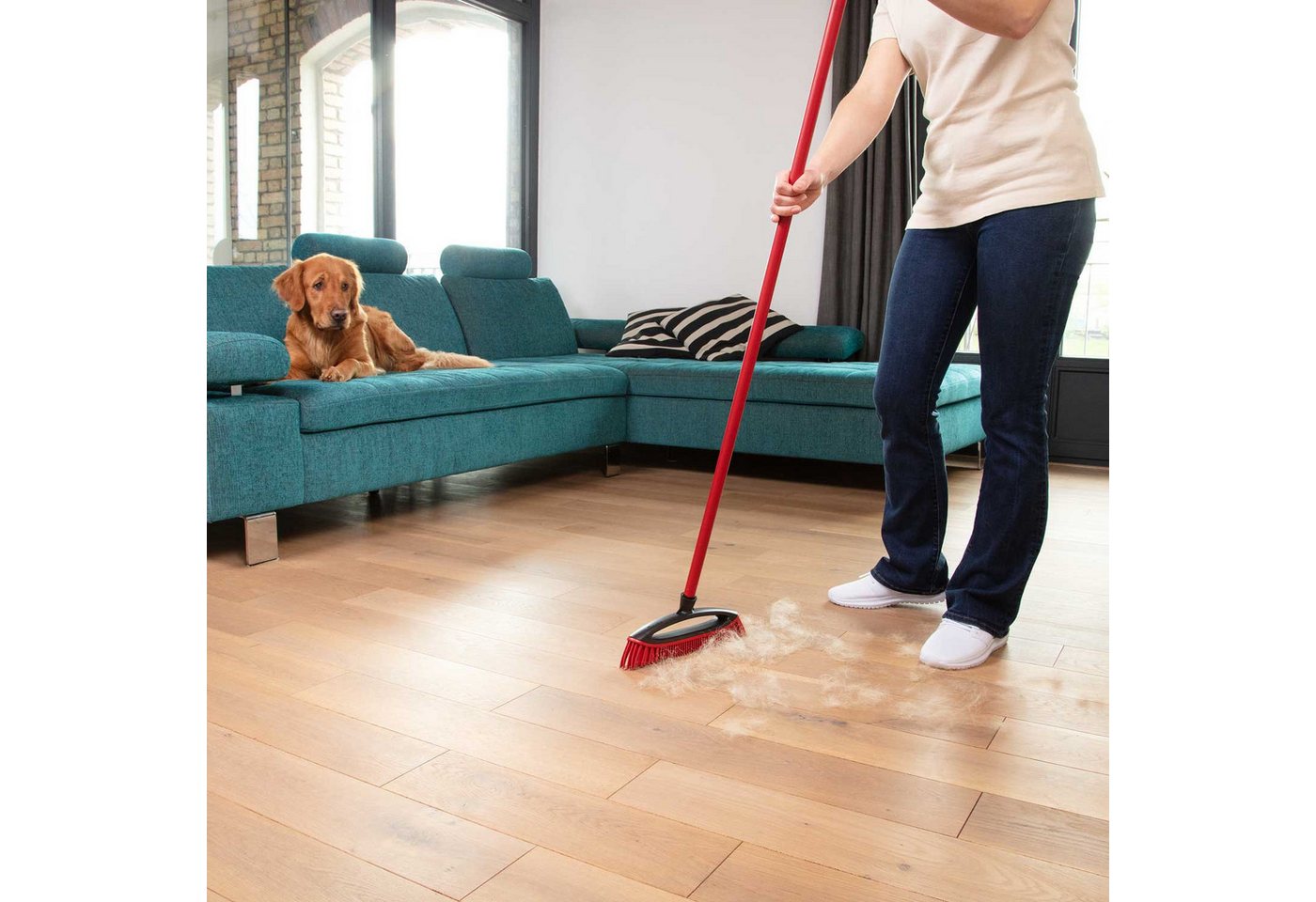 Vileda Staubbesen, Pet Pro Bürste zum Auffegen von Haaren – Bild 4 von 5