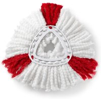 Vileda Vileda TURBO Refill Microfibre 2in1 Ersatzkopf Doppelpack Wischbezug (Mikrofaser, 27, 2-tlg., Ersatzkopf mit Dreiecksform - für alle Oberflächen geeignet