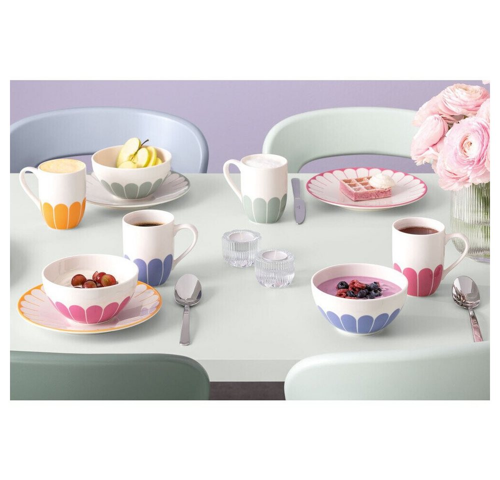 Villeroy & Boch Becher Henkelbecher 0,29 l Fleur soleil, 1-tlg., Premium Porcelain, Henkelbecher, 0,29 l, Premium Porcelain, gelb – Bild 4 von 4