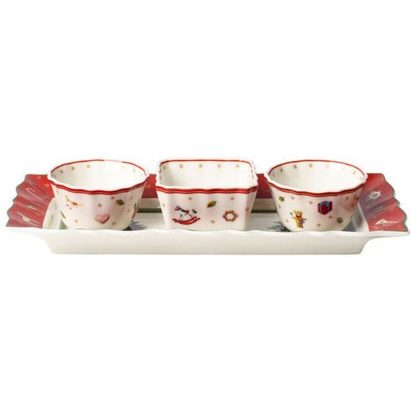 Villeroy & Boch Dipschale Dipschale 4-tlg. Toy’s Delight, Premium Porcelain, (4-tlg), Premium Porcelain, Handwäsche empfohlen