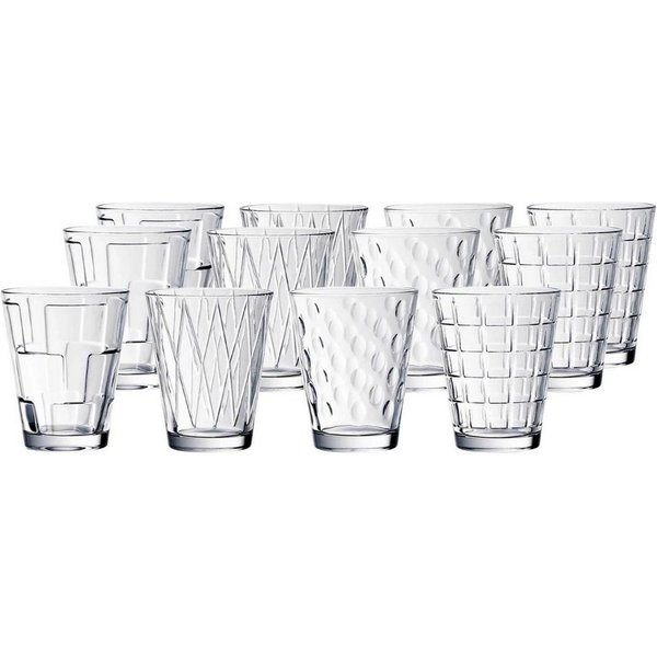 Villeroy & Boch Glas Dressed Up Wassergläser 310 ml 12er Set, 12-tlg., Glas