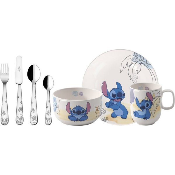 Villeroy & Boch Kindergeschirr-Set (7-tlg), 1 Personen, Porzellan, Premium Porcelain, mikrow.- & spülm.sicher, Made in Germany
