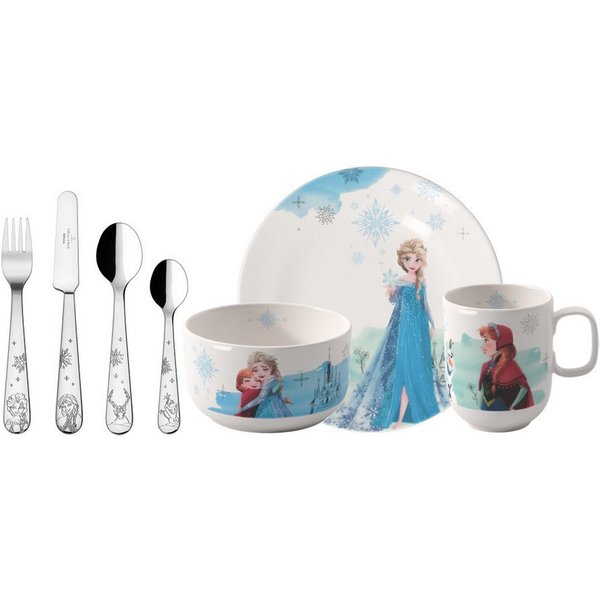 Villeroy & Boch Kindergeschirr-Set (7-tlg), 1 Personen, Porzellan, Premium Porcelain, mikrow.- & spülm.sicher, Made in Germany
