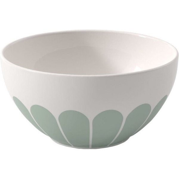 Villeroy & Boch Müslischale Müslischale 14 cm Fleur vert, Premium Porcelain, (1-tlg), Müslischale, Ø14,1cm, Premium Porcelain, grün