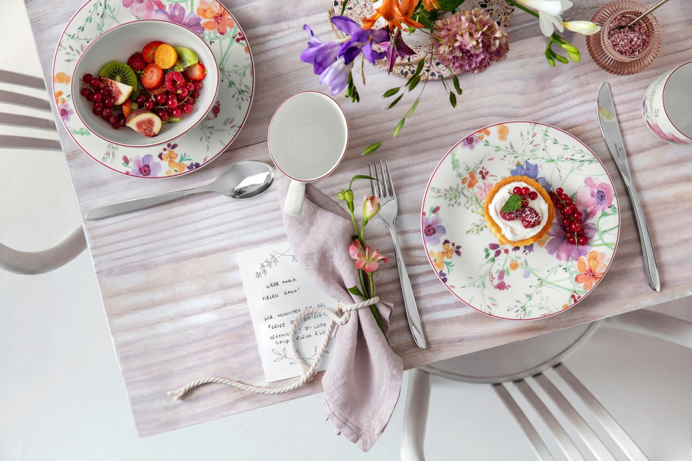 Villeroy & Boch Schale Mariefleur Basic French-Bol 0,75 l, Premium Porcelain, (Schüsseln & Schalen) – Bild 5 von 5