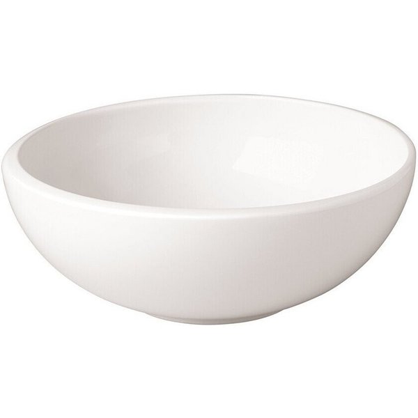 Villeroy & Boch Schüssel Schüssel 17 cm NewMoon, Premium Porcelain, (1-tlg), Schüssel, Servierschüssel, Salatschüssel, Ø17cm, Made in Germany, weiß