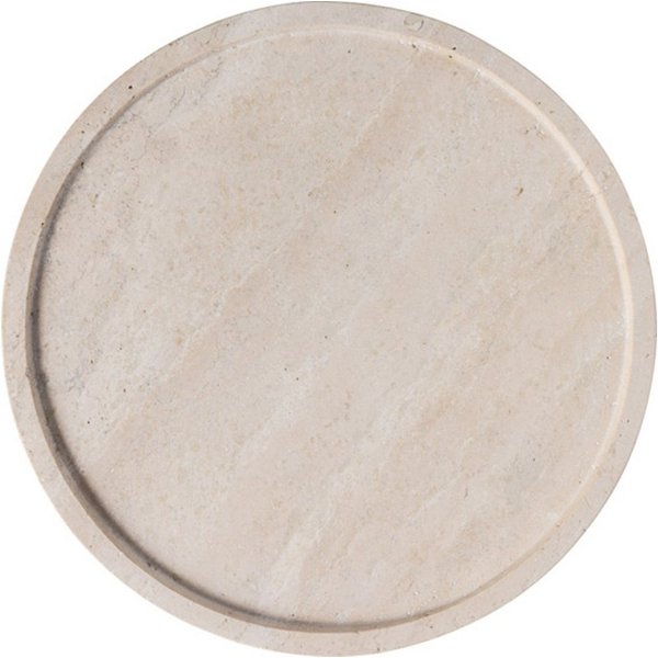 Villeroy & Boch Servierteller Manufacture Travertine Servierteller 24,5cm, Steingut, (Servierteller)