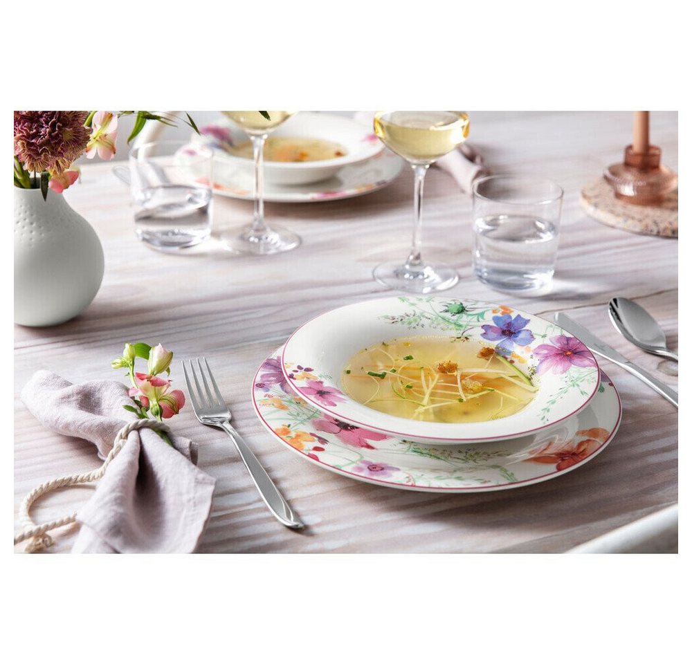 Villeroy & Boch Suppenteller Suppenteller 23 cm Mariefleur Basic, (1 St), Suppenteller, Ø23,1cm, Premium Porcelain, mehrfarbig – Bild 3 von 3