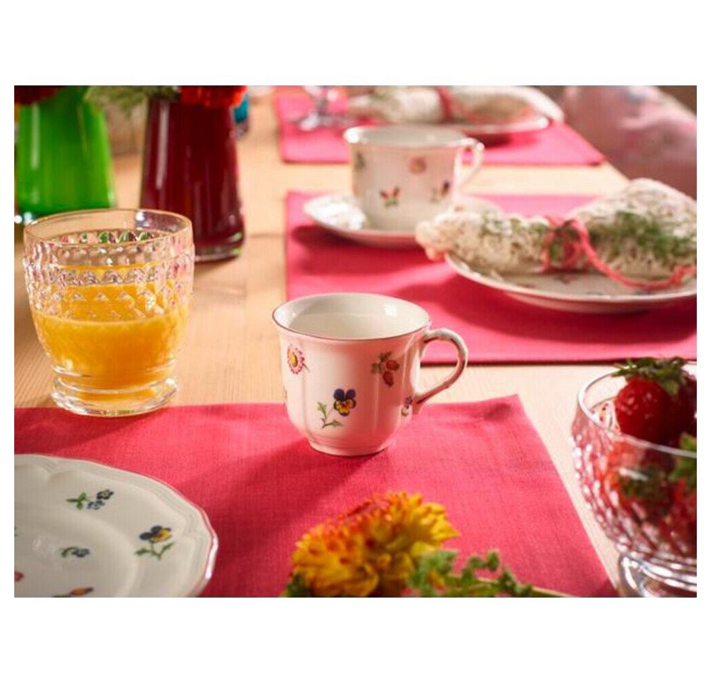 Villeroy & Boch Tasse Kaffeetasse 0,12 l Petite Fleur, 1-tlg., Premium Porcelain, Kaffeetasse, Kaffeeobertasse, 220 ml, Made in Germany, bunt – Bild 2 von 2