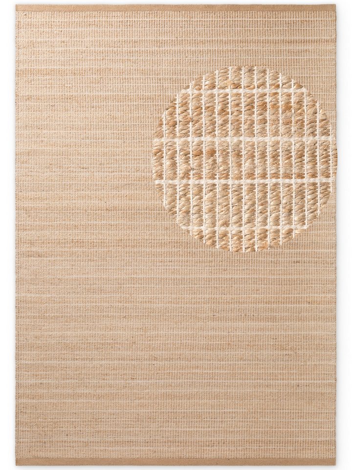 Villeroy & Boch Teppich Birka, rechteckig, Höhe: 6 mm, Jute, Natur, Wohnzimmer, Esszimmer, Schlafzimmer, Flur, Modern, Boho – Bild 2 von 5
