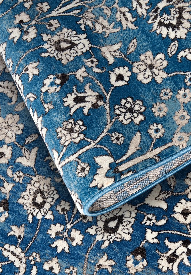 Villeroy & Boch Teppich Ernest, rechteckig, Höhe: 11 mm, Läufer, Orientalisch in einem Vintage-Look, Wohnzimmer, Kurzflor – Bild 4 von 5
