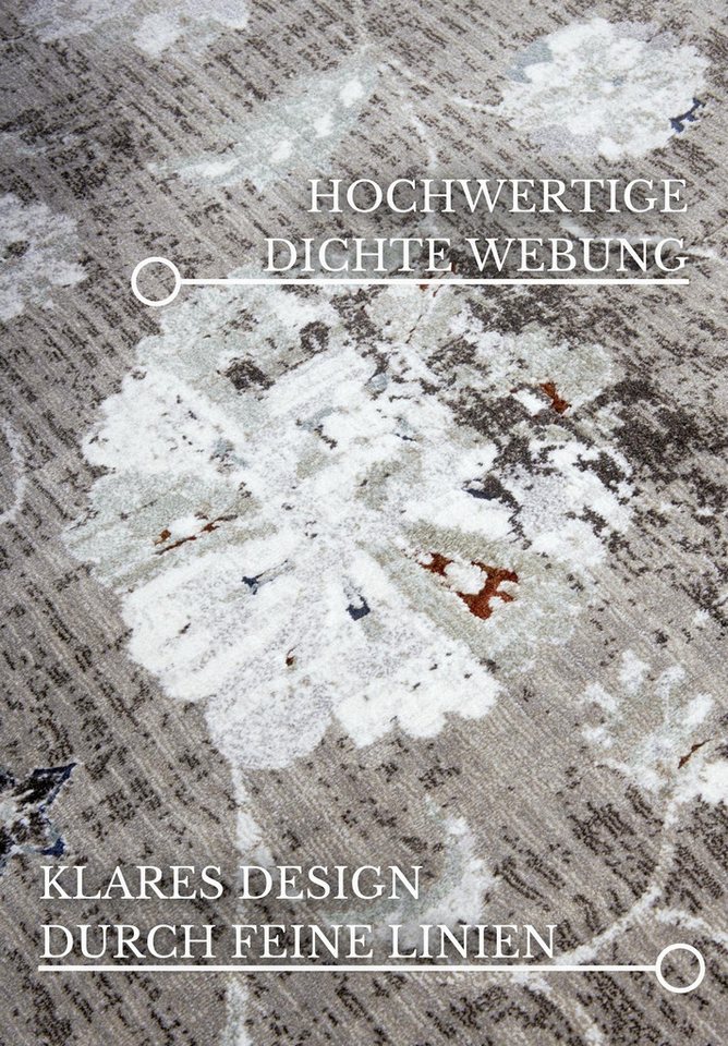 Villeroy & Boch Teppich Franz, rechteckig, Höhe: 7 mm, Orient, Vintage, Wohnzimmer, Schlafzimmer, Klassisch, Floral, Flur – Bild 4 von 5
