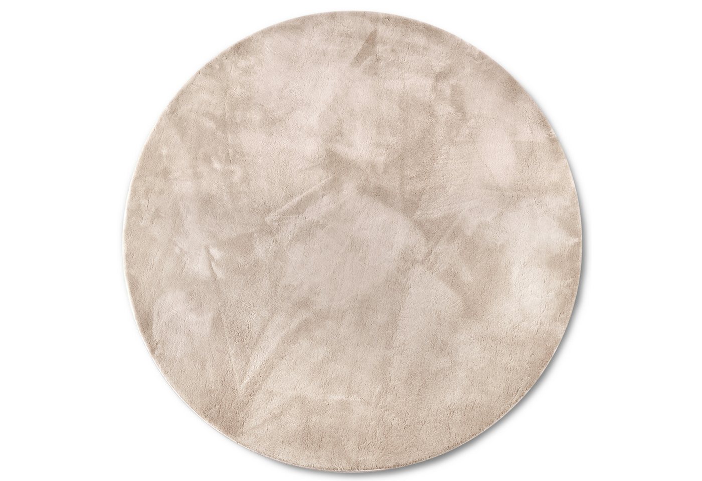 Villeroy & Boch Teppich Leon, rund, Höhe: 15 mm, Langflor, Shaggy, einfarbig, flauschig, weich, glänzend, modern, uni – Bild 5 von 5
