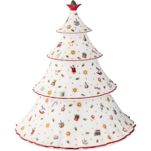 Villeroy & Boch Vorratsdose Toy's Delight Baum Dose, Porzellan, (1-tlg), Premium Porcelain, 1 Stck, Handw., mikrow.sicher