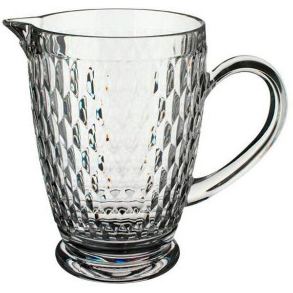 Villeroy & Boch Wasserkrug Krug 1,0 l Boston klar, (1-tlg), Krug, Ø13cm, Kristallglas, klar