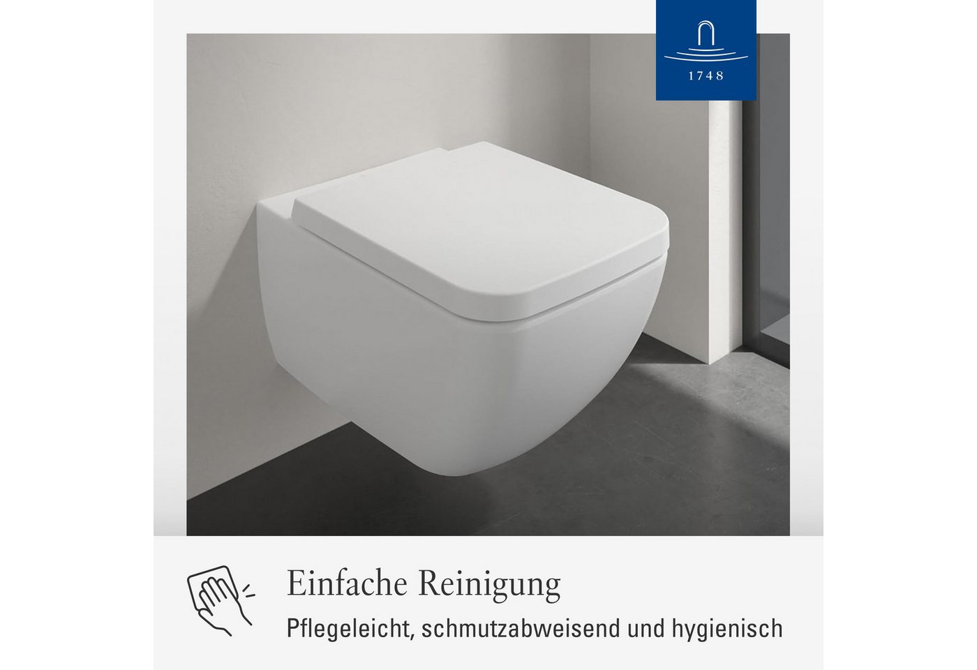Villeroy & Boch WC-Sitz Venticello, mit Absenkautomatik, abnehmbar, aus bruchsicherem Duroplast – Bild 4 von 5