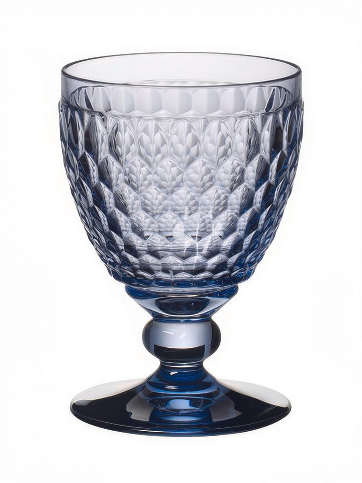 Villeroy & Boch Weinglas Boston Coloured, Kristallglas, Spülmaschinengeeignet, Blau, Boston, H: 13.2cm – Bild 2 von 5