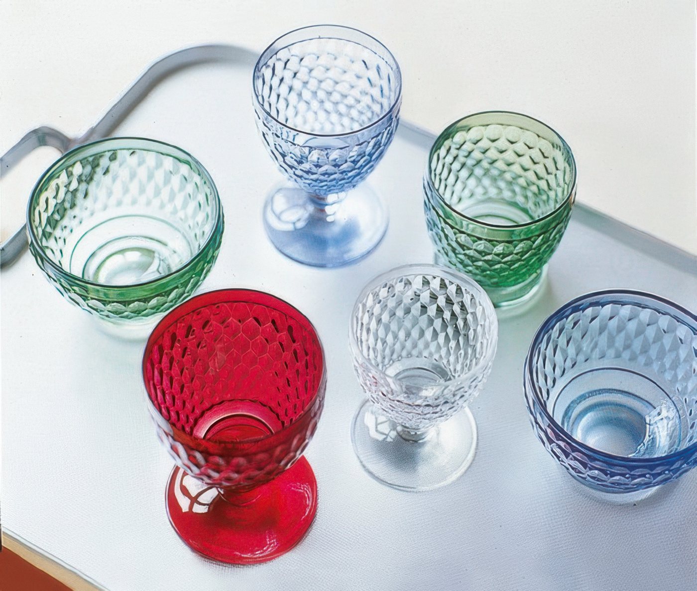 Villeroy & Boch Weinglas Boston Coloured, Kristallglas, Spülmaschinengeeignet, Blau, Boston, H: 13.2cm – Bild 3 von 5