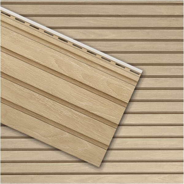 VILO Verkleidungspaneel Canadian Siding SVP-06 Fronto Standard 2,95m Stück 0,74qm oak, BxL: 28,5x295 cm, 0,963 qm, (Stückweise 1 Paneel, 0,963 qm) 2-lagig robus