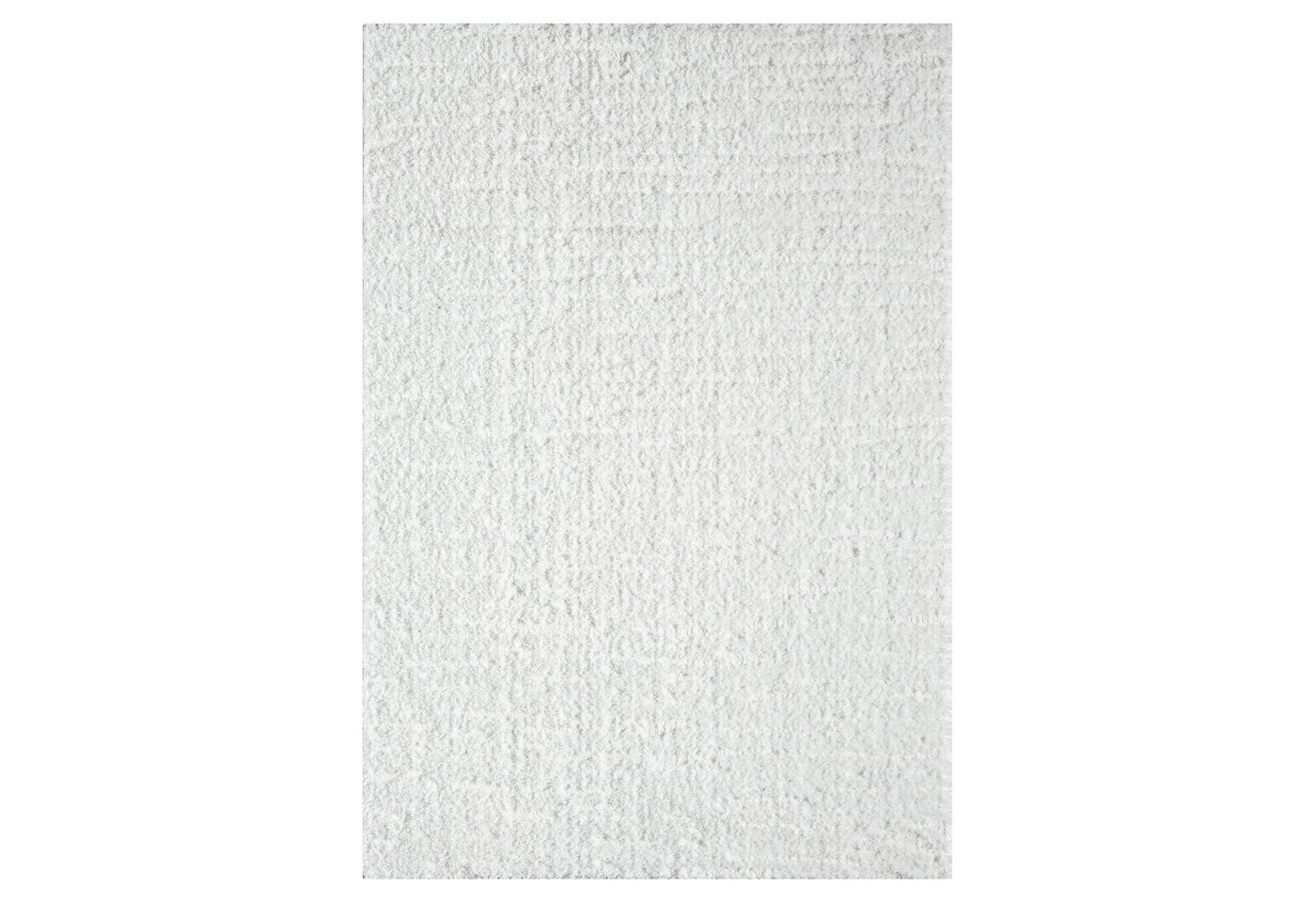 Vimoda Hochflor-Teppich Shaggy Langflor, weich & küschlich Teppich Wohnzimmer Weiß, Rechteckig, Höhe: 30 mm, 3D Motiv, Raute, luxuriöser Look für Wohnzimmer, Ki – Bild 2 von 5