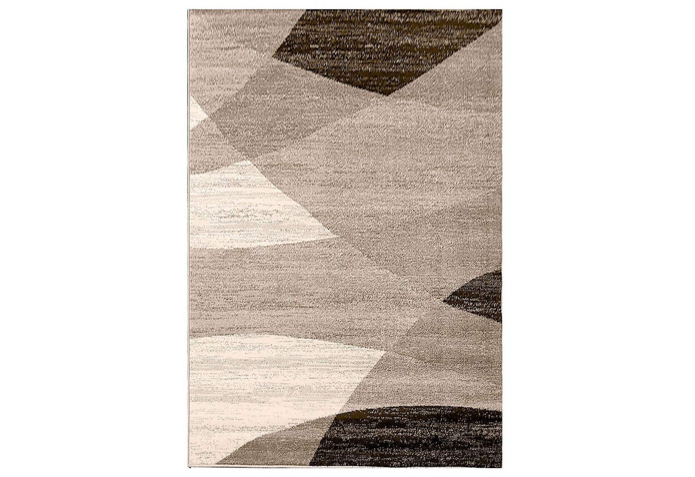 Vimoda Läufer Wohnzimmer Teppich Kurzflor, geometrisches Look, Rechteckig, Höhe: 5 mm, Läufer Moderner Meliert Muster für Küche und Schlafzimmer – Bild 2 von 5