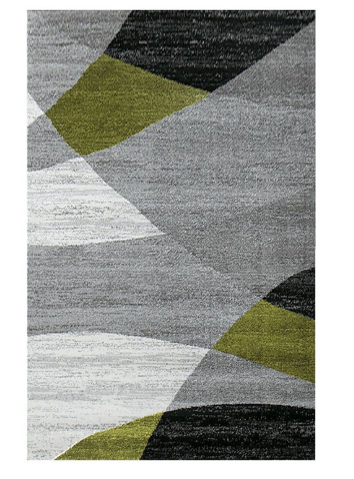 Vimoda Läufer Wohnzimmer Teppich Kurzflor, geometrisches Look, Rechteckig, Höhe: 5 mm, Läufer Moderner Meliert Muster für Küche und Schlafzimmer – Bild 2 von 5