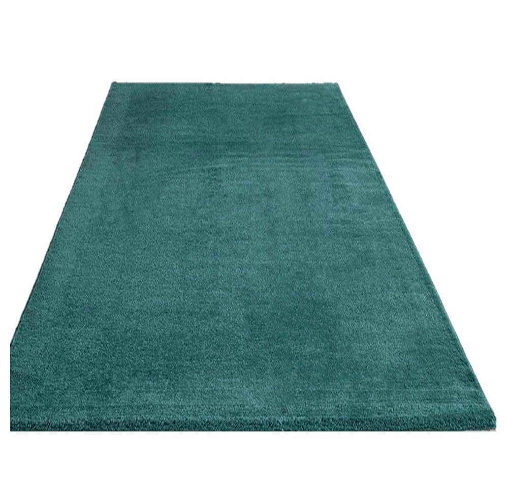 Vimoda Teppich Teppich Wohnzimmer Kurzflor, Rechteckig, Höhe: 8 mm, Teppich Einfarbig weich gewebt, Modern, in Versch. Größen & Farben – Bild 2 von 5