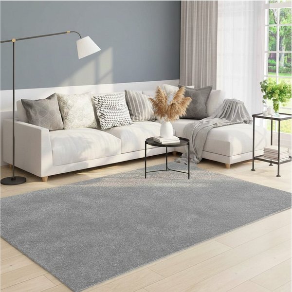 Vimoda Teppich Teppich Wohnzimmer Kurzflor, Rechteckig, Höhe: 8 mm, Teppich Einfarbig weich gewebt, Modern, in Versch. Größen & Farben