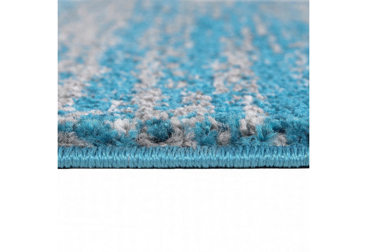 Vimoda Teppich Wohnzimmer Modern Meliert fürs, Schlafzimmer, Flur, Kinderzimmer, Rechteckig, Höhe: 10 mm, meliert & dicht Einfarbig Läufer – Bild 5 von 5