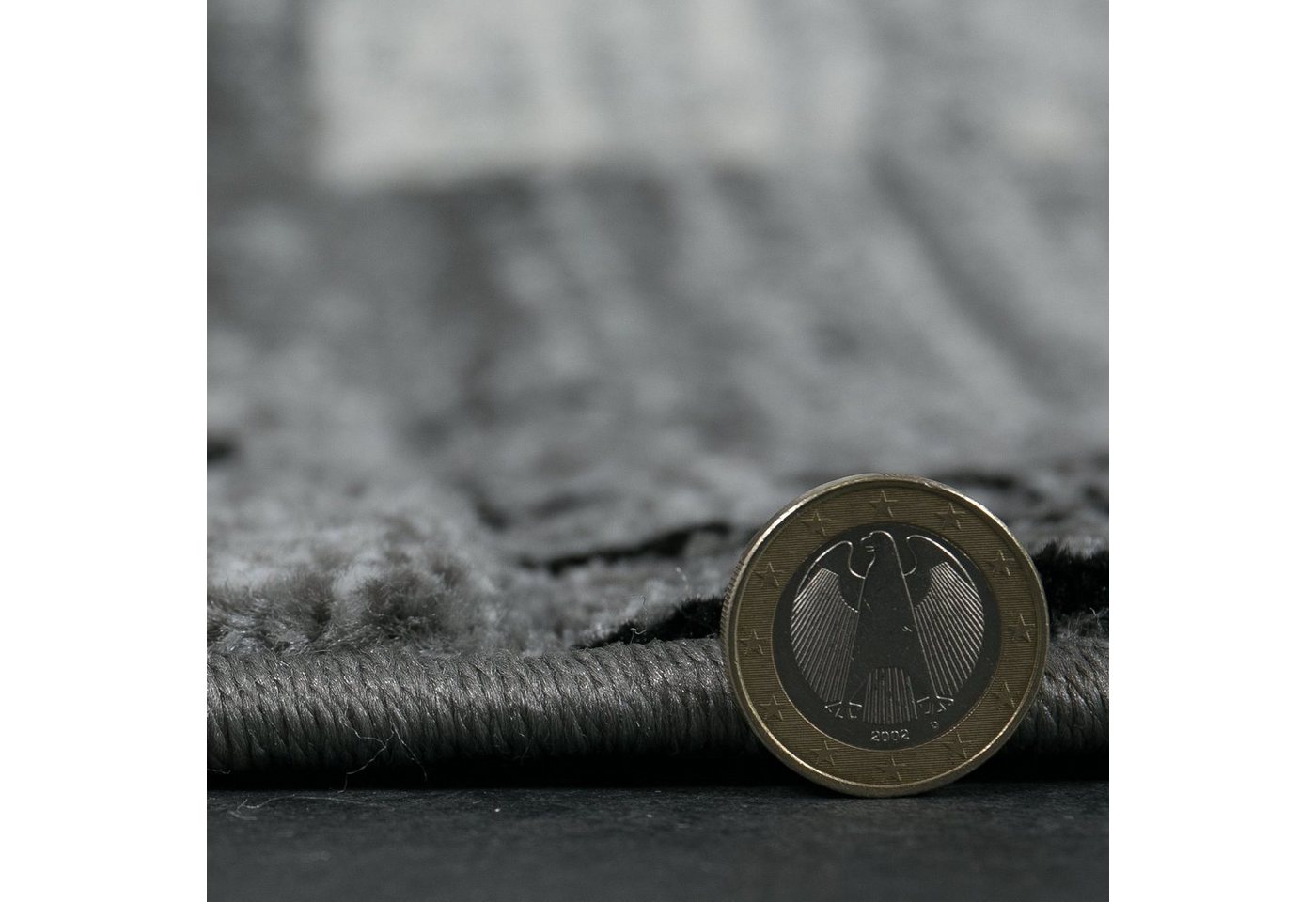 Vimoda Teppich Wohnzimmer teppich Schlafzimmer, Rechteckig, Höhe: 13 mm, Blumen Motiv, meliert,designer Läufer dicht – Bild 4 von 5