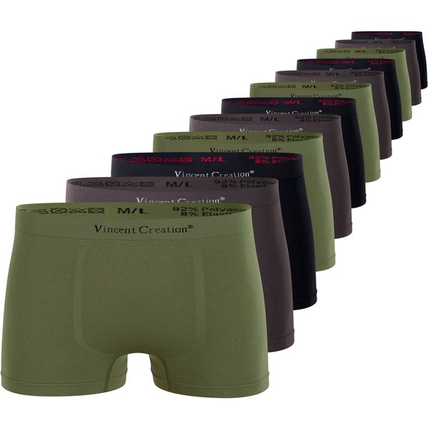 Vincent Creation® Boxershorts 12er Pack, Microfaser - Seamless (12-St) weiche Microfaser-Qualität