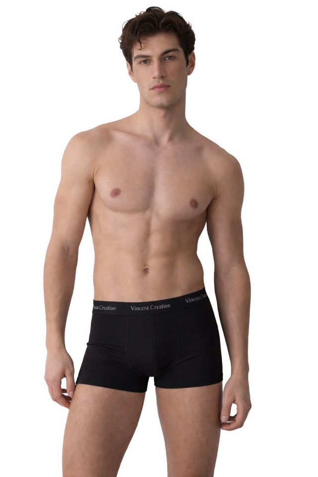 Vincent Creation® Boxershorts Hipster, Retroshorts (6-St) angenehm stretchiger Baumwollmix – Bild 4 von 5