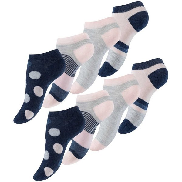 Vincent Creation® Sneakersocken (8-Paar) in angenehmer Baumwollqualität