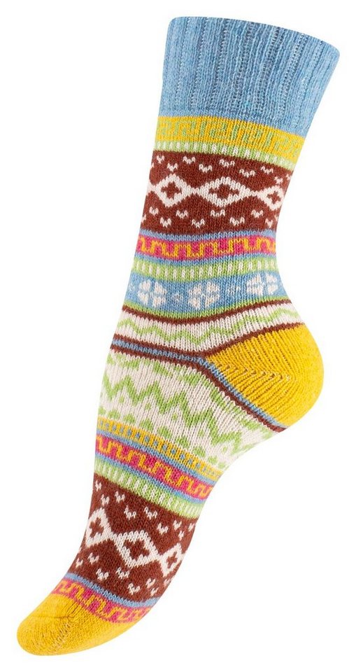 Vincent Creation® Socken (3-Paar) Hygge Socken mit Wolle – Bild 4 von 5