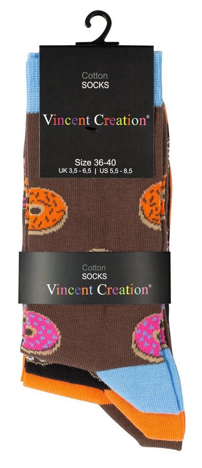 Vincent Creation® Socken (3-Paar) im Donut Design – Bild 2 von 5
