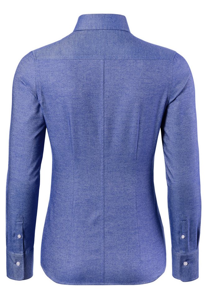 Vincenzo Boretti Klassische Bluse leicht tailliert soft Oxford – Bild 3 von 3