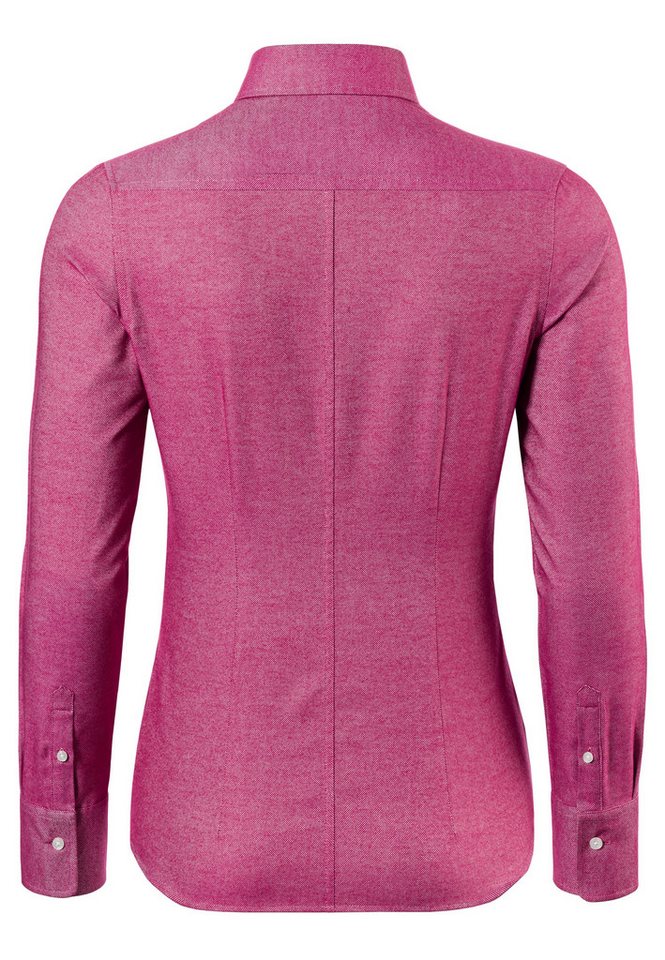 Vincenzo Boretti Klassische Bluse leicht tailliert soft Oxford – Bild 3 von 3