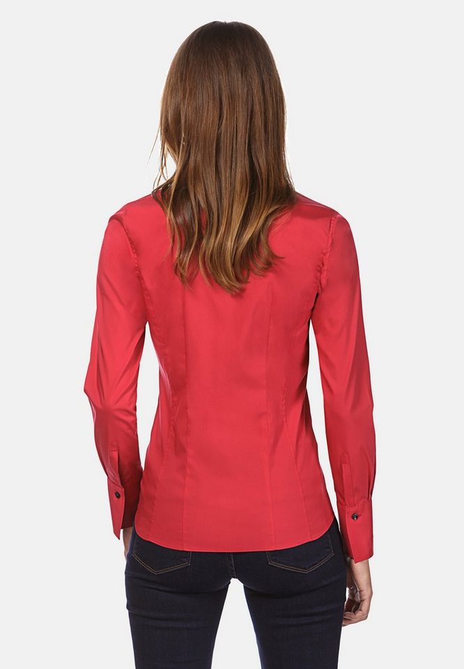 Vincenzo Boretti Klassische Bluse tailliert stretch – Bild 2 von 4