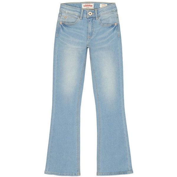 Vingino Bootcut-Jeans Mädchen Bootcut Jeans mit Stretch in Hellblau