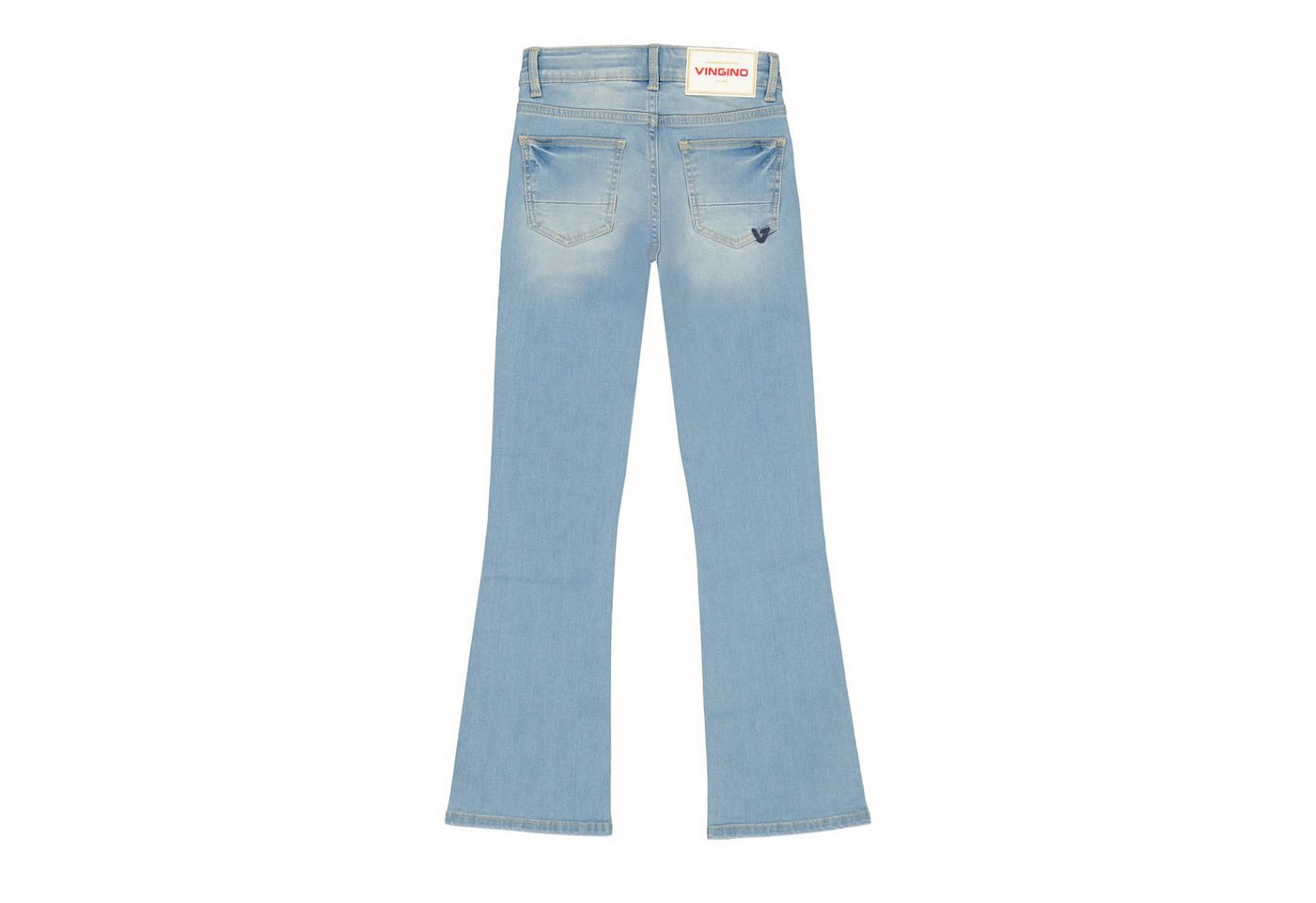 Vingino Bootcut-Jeans Mädchen Bootcut Jeans mit Stretch in Hellblau – Bild 2 von 2