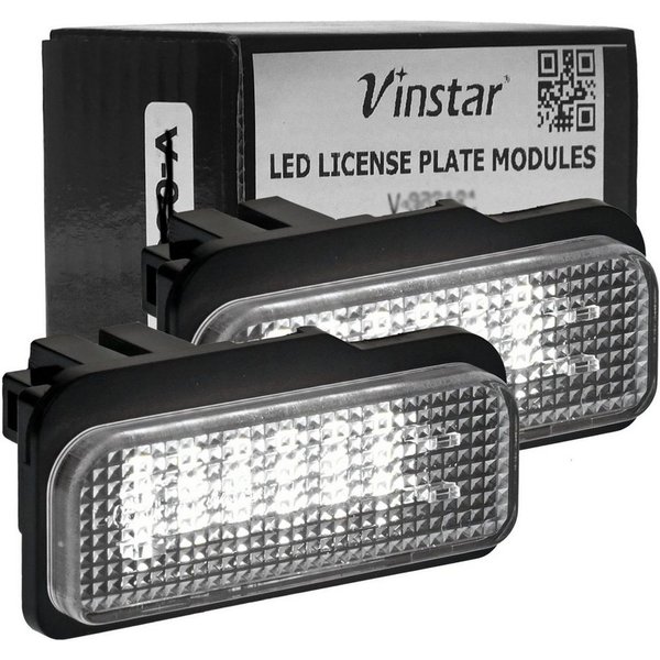 Vinstar KFZ-Ersatzleuchte LED Kennzeichenbeleuchtung E-geprüft für Mercedes Benz, Mercedes Benz W211 W203 W212 W219 R171 SLK