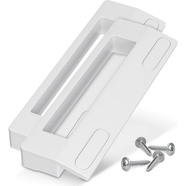 VIOKS Türgriff universal Handgriff 187 mm mit 90-172 mm Schraubenabstand, 2-tlg., für Kühlschrank Gefrierschrank