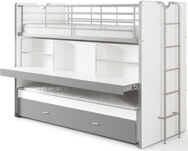Vipack Hochbett Bonny, mit 3 Schlafgelegenheiten, super praktisch im Kinderzimmer (B/H/T ca. 222x161x102cm, Dekor Oberfläche, in verschieden Farben) mit großer  – Bild 3 von 5