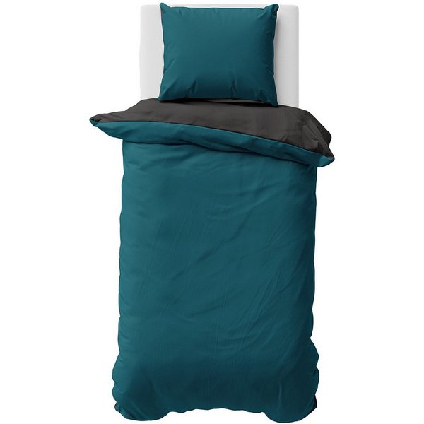 Visaggio Bettwäsche Baumwolle Feinbiber Winter Bettbezug 135x200, 155x220, Feinbiber, 2 teilig, Feinbiber Winterbettwäsche mit Wendeseite, Unifarben